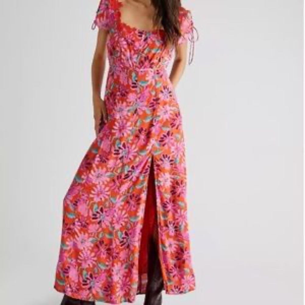 NWOT Free People Pippa Midi Dress